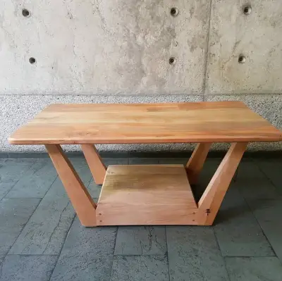Mesa de centro de madera moderna - miniatura 5