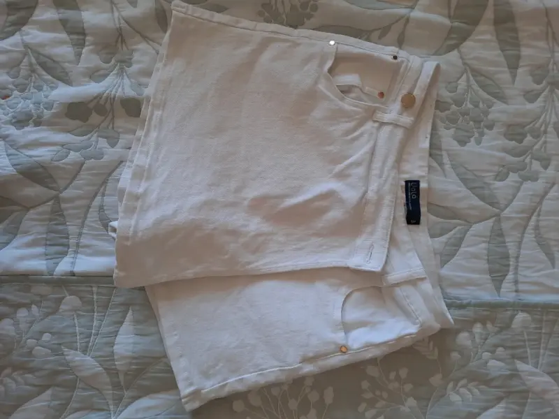 Jeans bordados para mujer en denim azul - 5