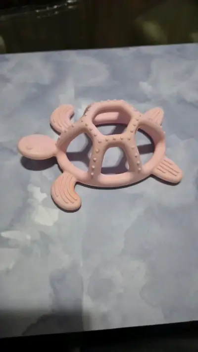 Mordedor de silicona en forma de tortuga - miniatura 2