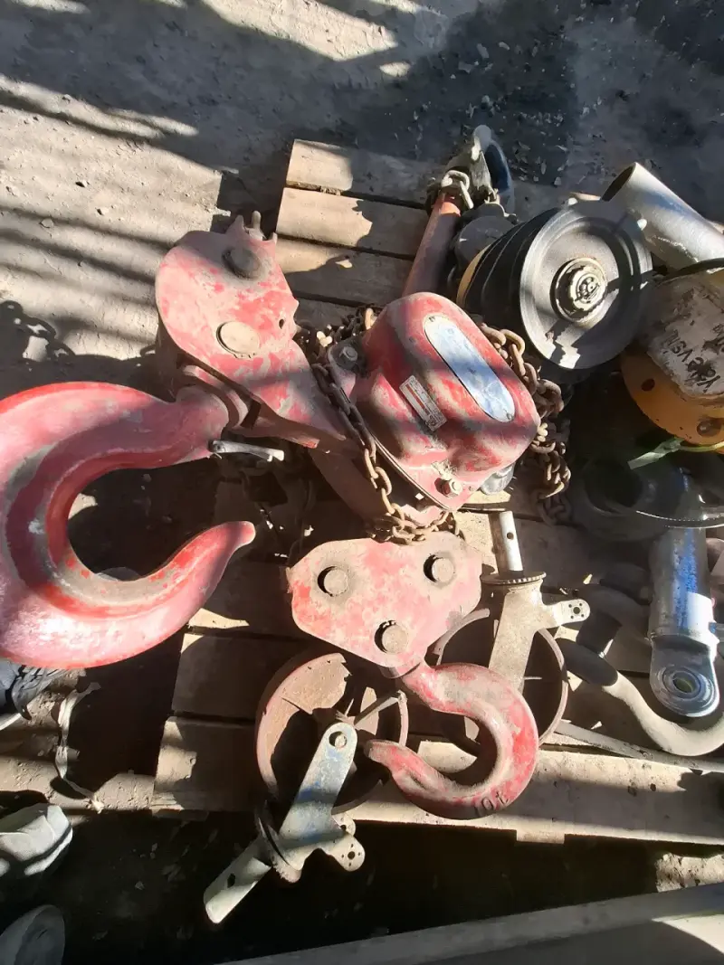 Tecle cadena industrial 10 toneladas marca ACO. - 3