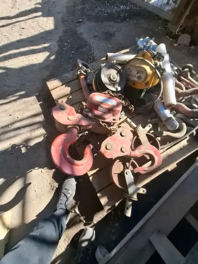 Tecle cadena industrial 10 toneladas marca ACO. - miniatura 4