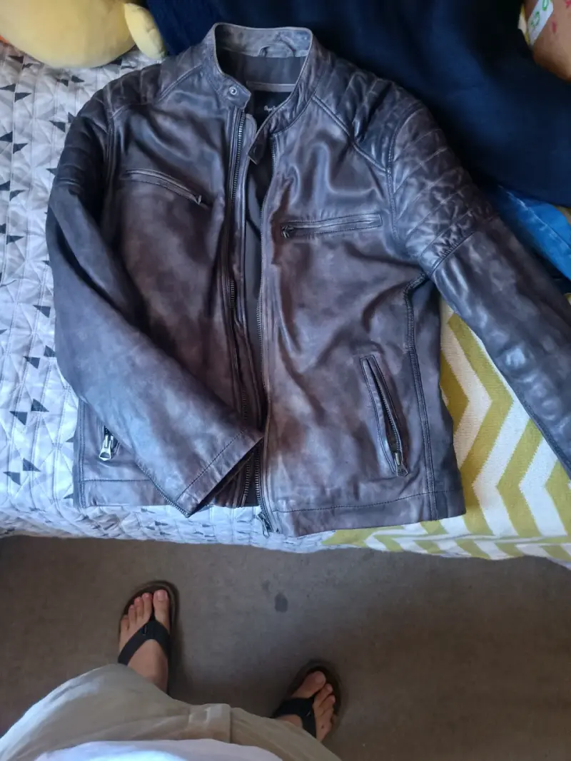 Chaqueta de cuero Pepe jeans