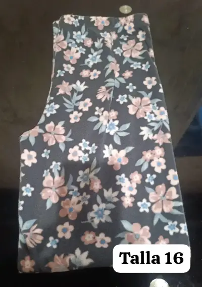 Falda floral talla 16 para mujer - miniatura 1