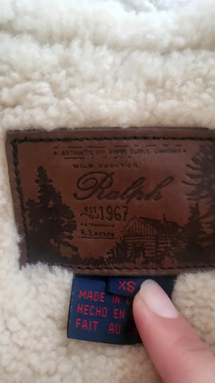 Chaleco de cuero Ralph Lauren vintage talla M - 3
