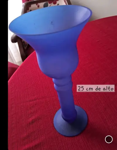 Conjunto de cristalería azul decorativa - miniatura 2