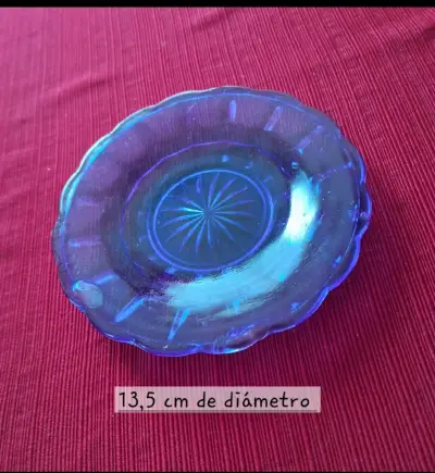 Conjunto de cristalería azul decorativa - miniatura 6