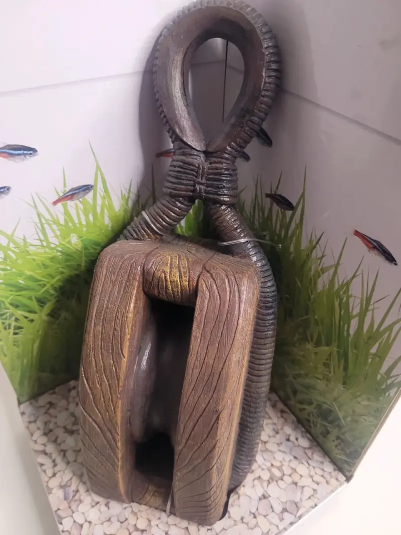 Decoración para acuario diseño ancla - 2