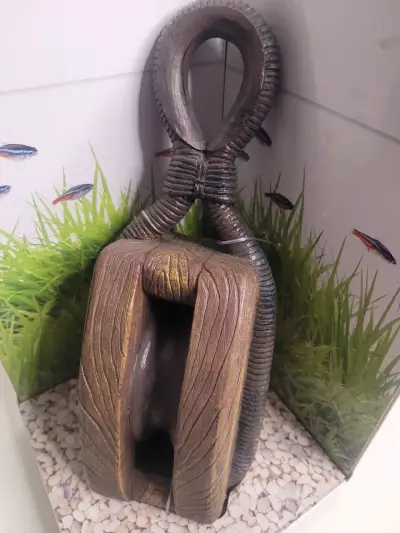 Decoración para acuario diseño ancla - miniatura 2
