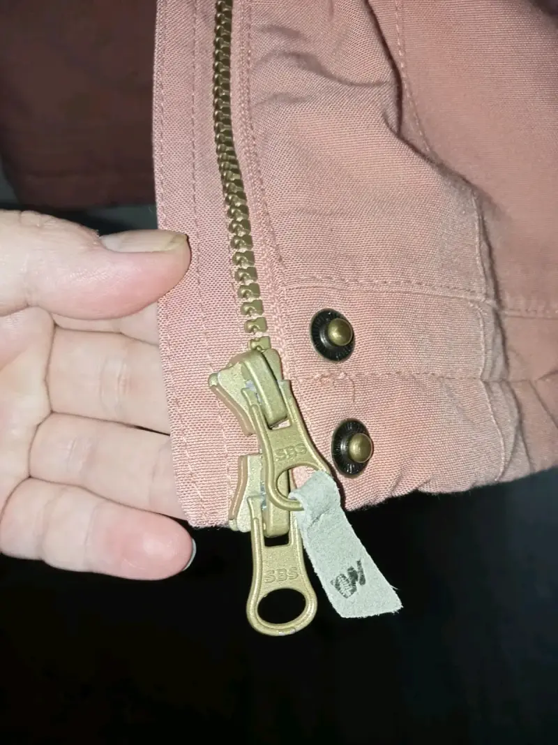 Parka rosada con forro de lana - 4