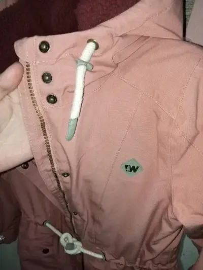 Parka rosada con forro de lana - miniatura 5