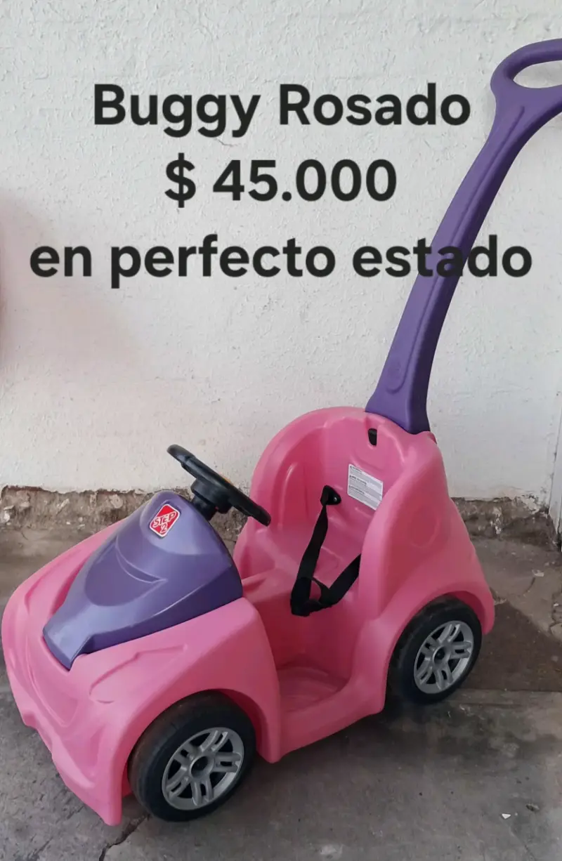 Buggy rosado para niños Step2