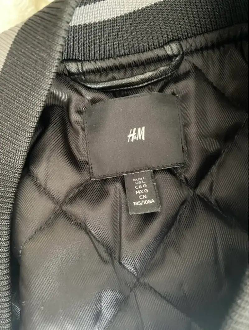 Chaqueta Bomber Varsity H&M - Como nueva - 3