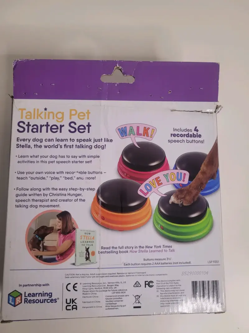 Set de botones parlantes para mascotas - 1