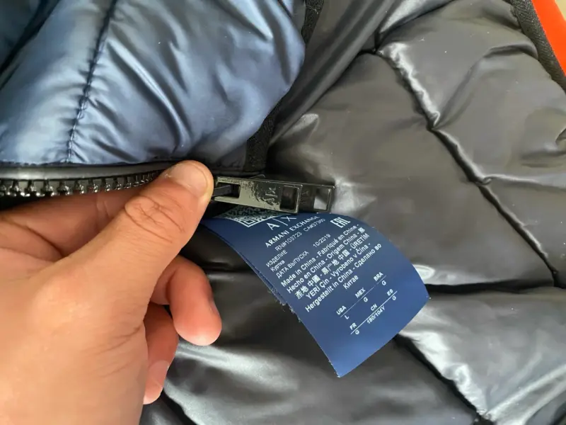 Chaqueta acolchada Armani Exchange negra - 3
