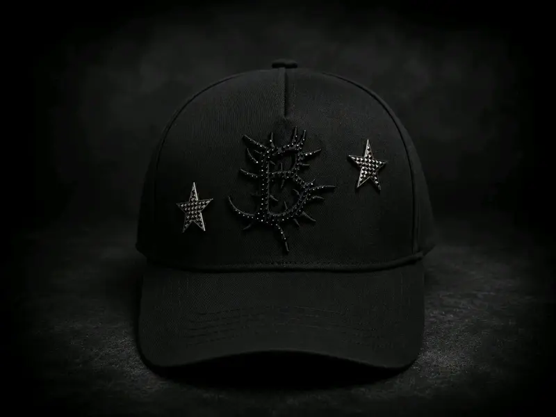 Gorra negra Barbas