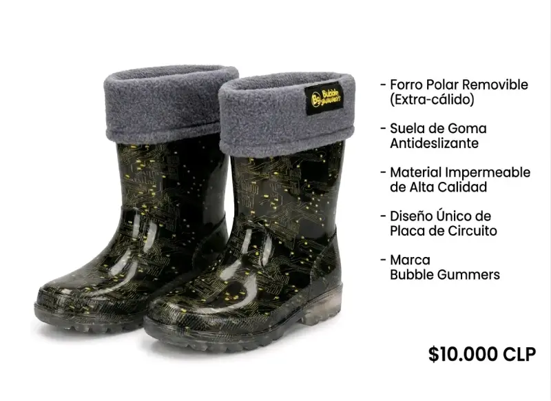 Botas impermeables Bubble Gummers con forro polar - 1