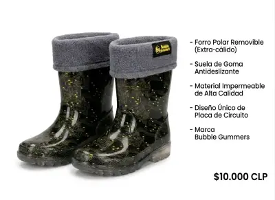 Botas impermeables Bubble Gummers con forro polar - miniatura 1
