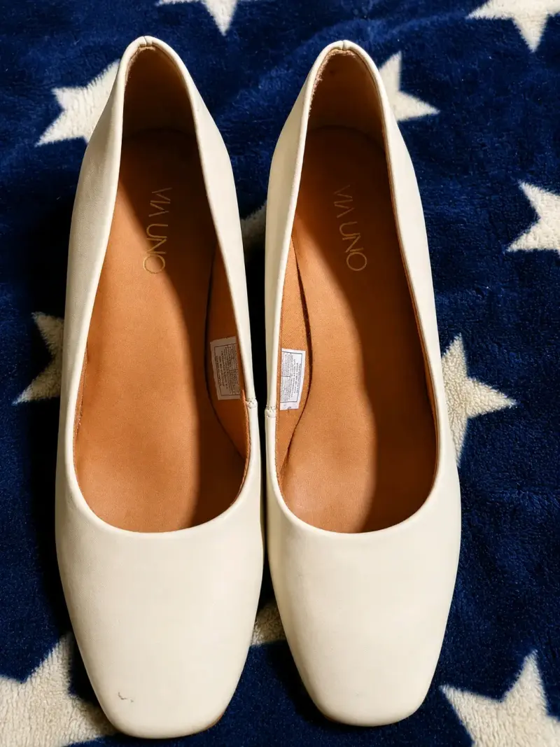 Zapatos Via Uno blancos elegantes - 1