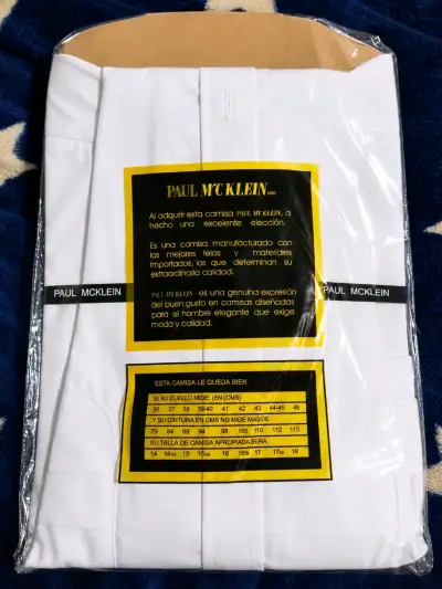 Camisa blanca Paul McKlein - miniatura 3
