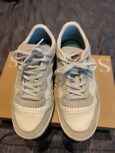 Zapatillas deportivas blancas de cuero Scalpers - miniatura 1