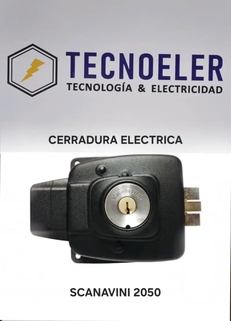 Cerradura eléctrica Scanavini 2050 negra