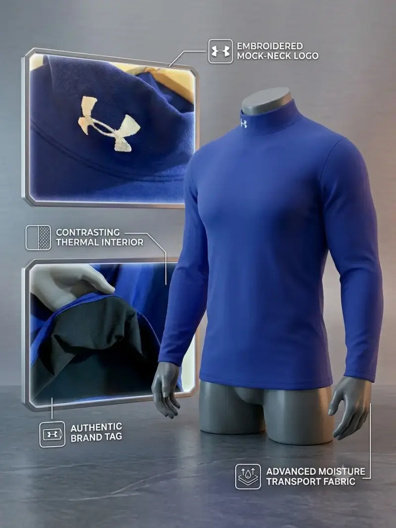 Primera capa coldgea Under Armour con logo bordado - 1