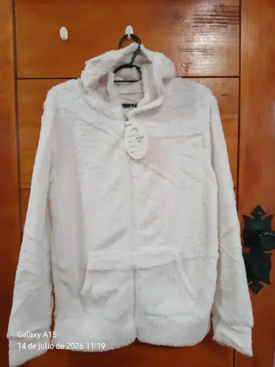 Chaqueta de polar con capucha Cima burdeos - miniatura 3