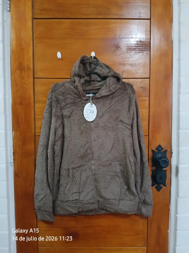 Chaqueta de polar con capucha Cima burdeos - 5