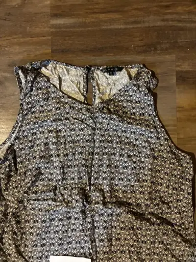 Vestido sin mangas estampado bohemio talla S - miniatura 2