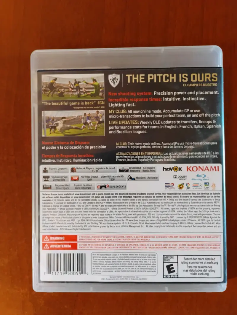 Juego PS3 PES 2015 Pro Evolution Soccer - 2