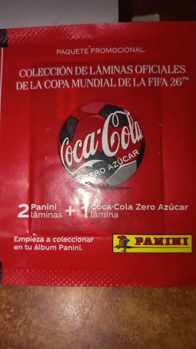 Sobre de láminas Coca Cola Panini Mundial FIFA 26 - miniatura 2