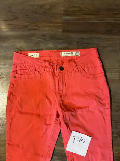 Pantalones rojos Barbados talla 40 - miniatura 2
