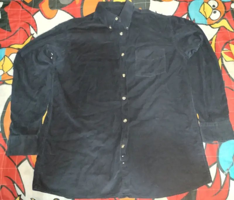 Camisa Vergucci Golf Club Original Cotelé Negra - 1