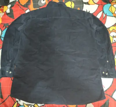 Camisa Vergucci Golf Club Original Cotelé Negra - miniatura 2