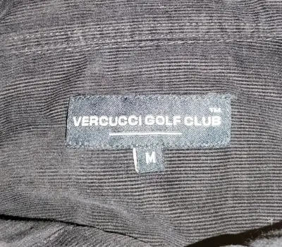 Camisa Vergucci Golf Club Original Cotelé Negra - miniatura 3
