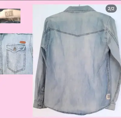 Camisa de mezclilla para niño - miniatura 2