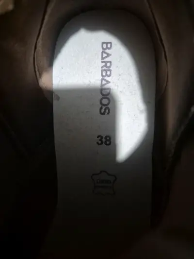 Botines de cuero marrón con tacón grueso - miniatura 4