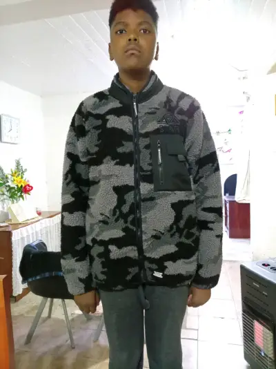 Chaqueta polar camuflada para hombre - miniatura 1