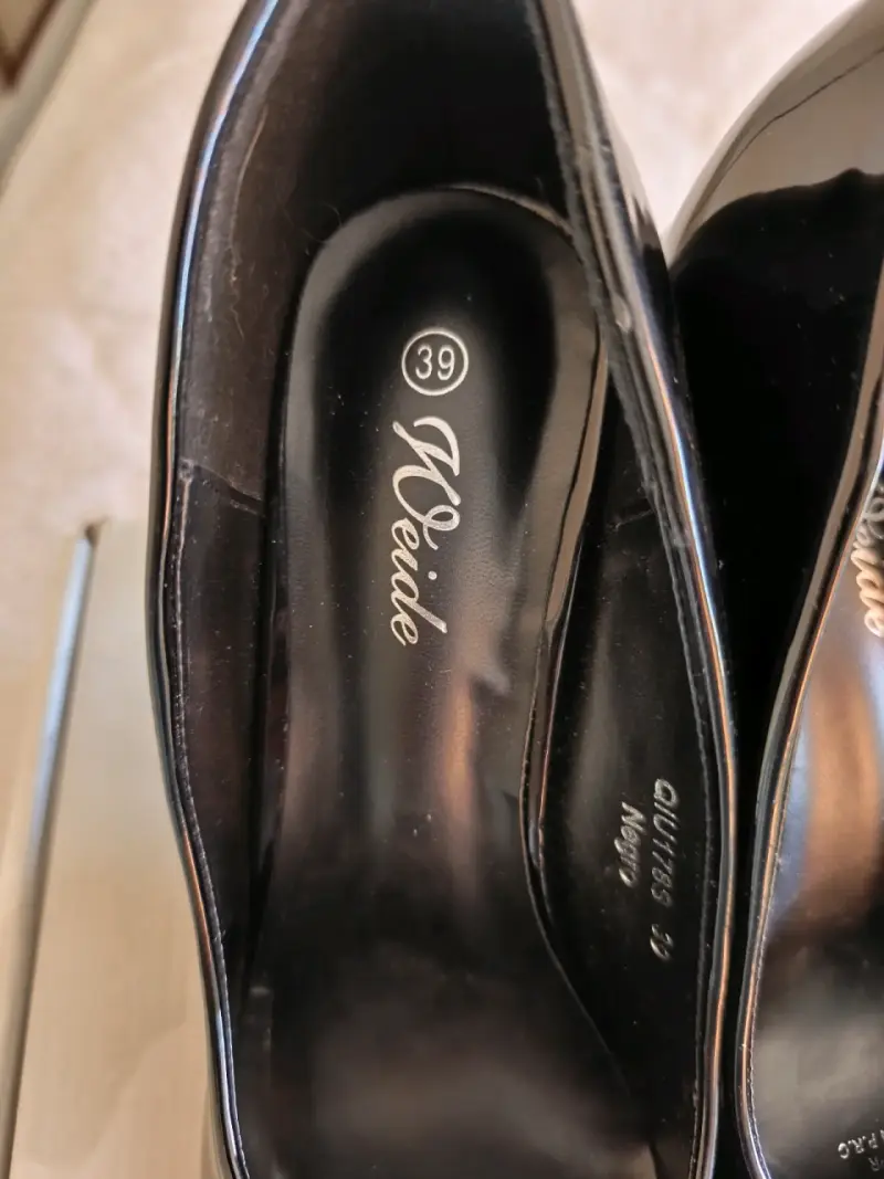 Zapatos de tacón negro Weide talla 39 - 3