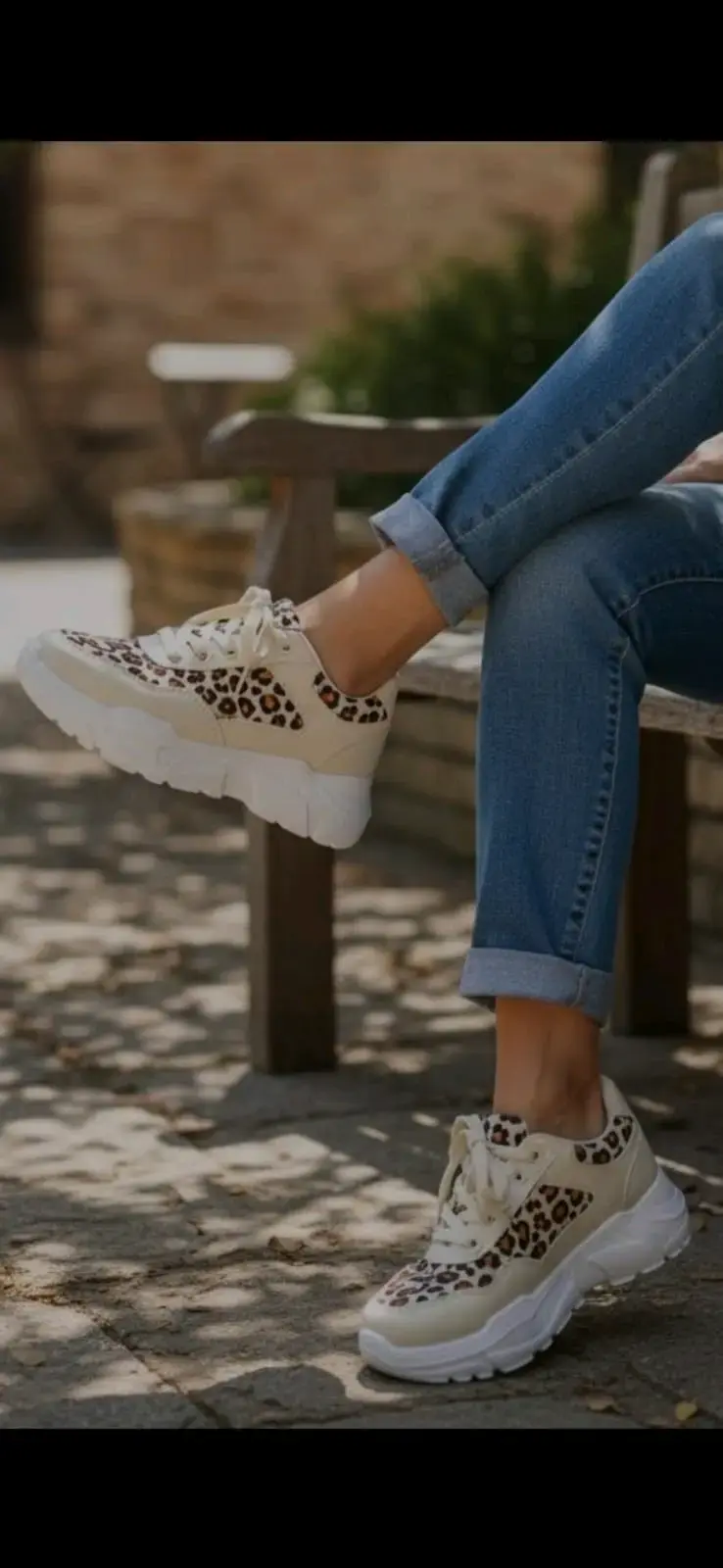 Zapatillas deportivas con estampado animal print - 2