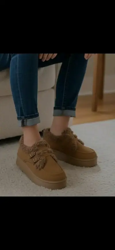 Zapatillas de invierno con forro de lana - miniatura 1