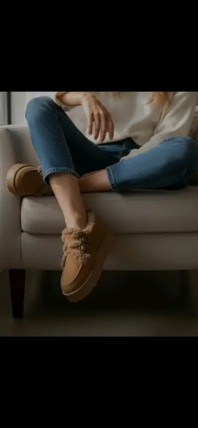 Zapatillas de invierno con forro de lana - miniatura 2