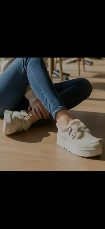 Zapatillas de invierno con forro de piel - miniatura 2