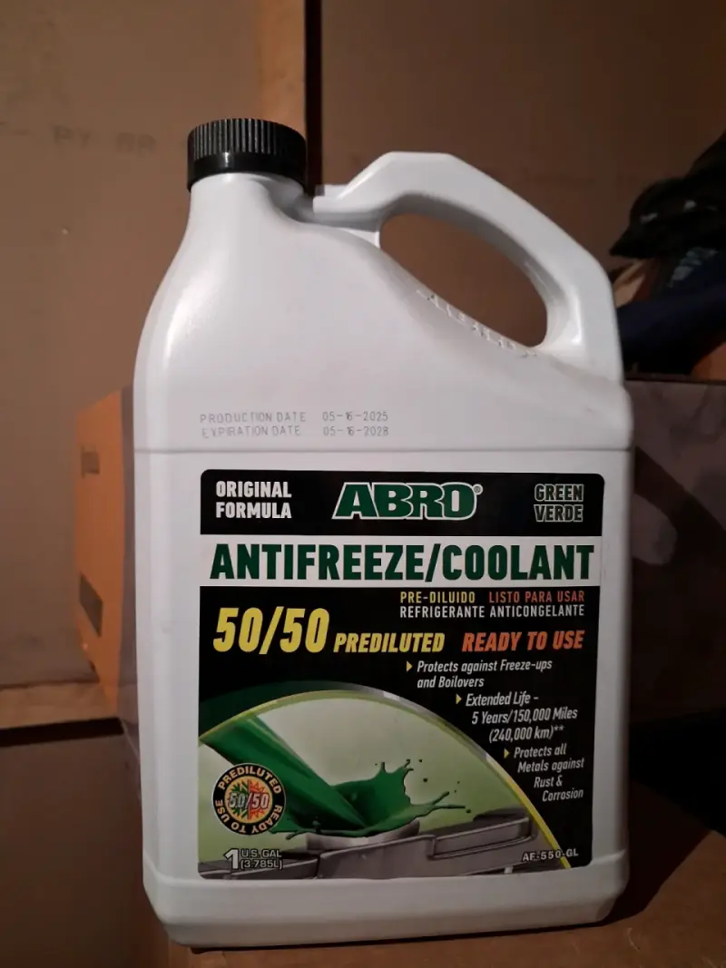 Refrigerante anticongelante Abro 50/50 3.785L