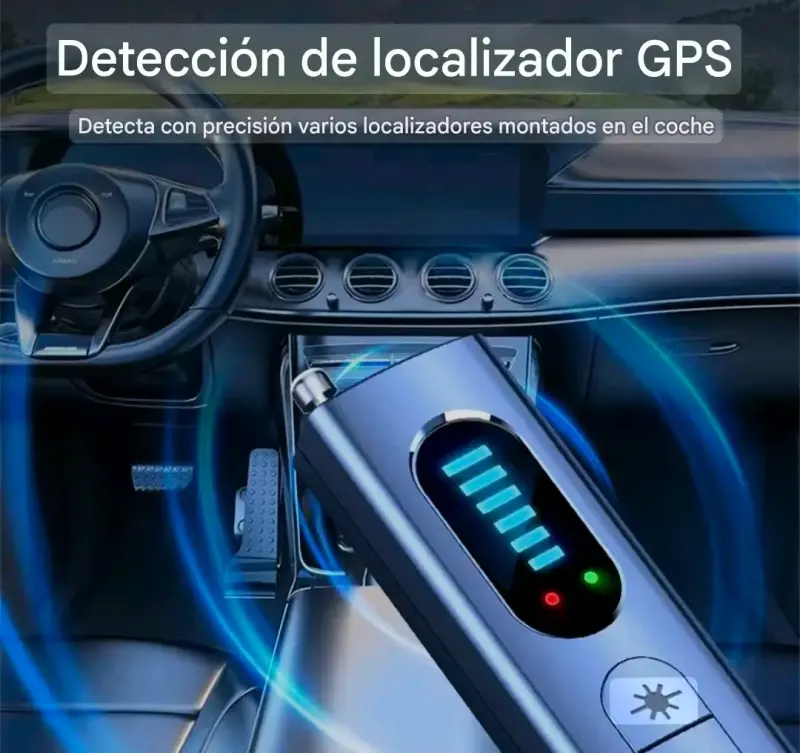 Detector de cámaras y micrófonos espía portátil - 3