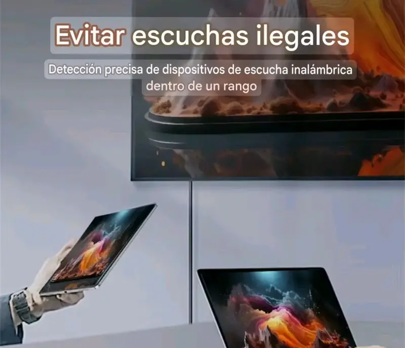 Detector de cámaras y micrófonos espía portátil - 4