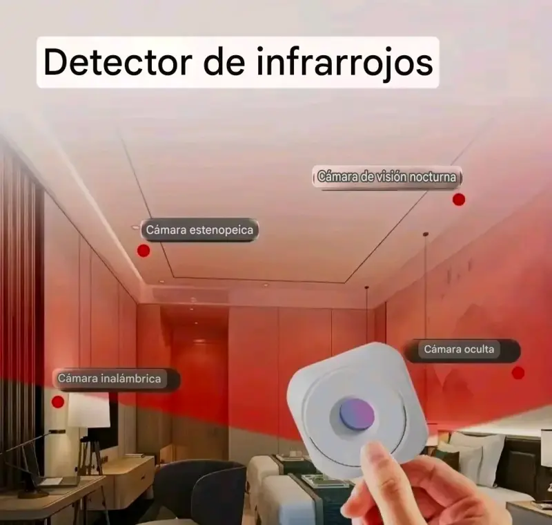 Detector de infrarrojos portátil para cámaras ocultas - 2