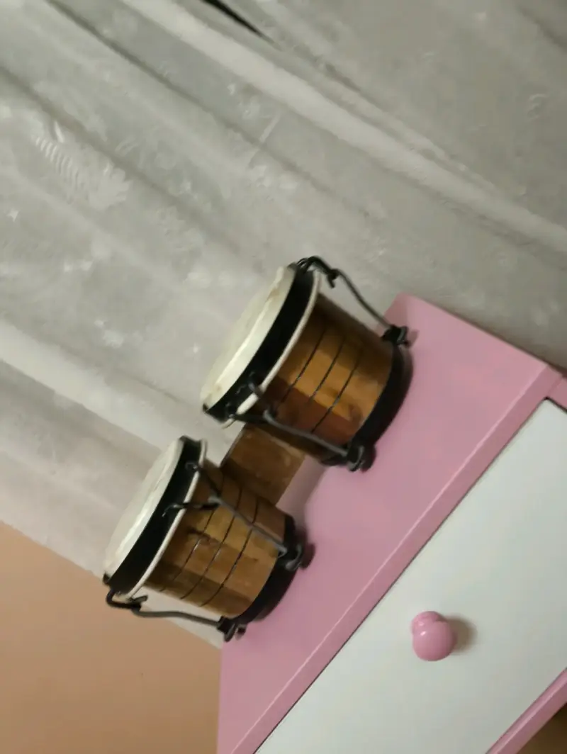 Bongós de madera para percusión - 1