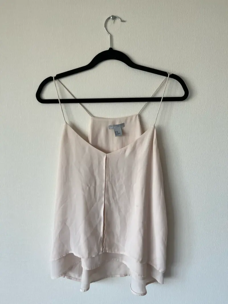 Blusa de tirantes Rosa palo elegante
