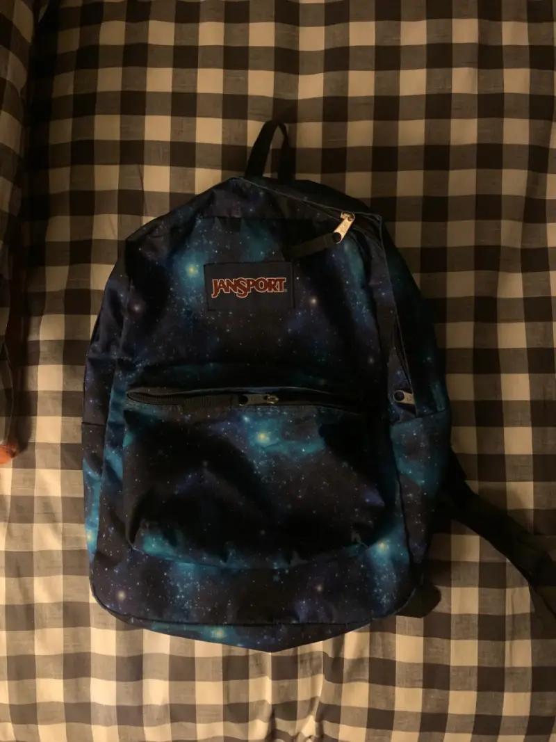 Mochila Jansport estampado galaxia - 1